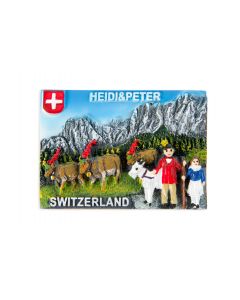 Magnet Heidi & Peter, Alpaufzug, Switzerland 