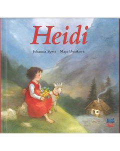 Bilderbuch Heidi, klein, Dusikova, (d/e/f/i/jap./chin./russ./arab./span./port.)
