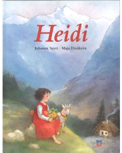 Picture book Heidi, big, Dusikova, German or English (d/e)