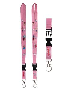 Lanyard rosa